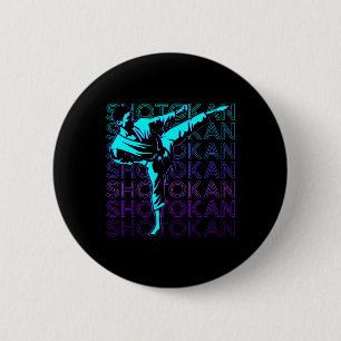 Shotokan Karate Japanisch Martial Arts Retro Button