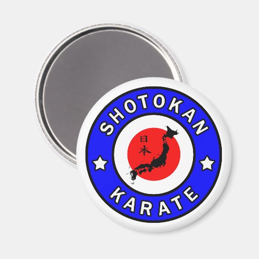 Shotokan Karate Magnet (Vorderseite/Rückseite)