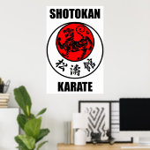 Shotokan Karate Poster (Heimbüro)