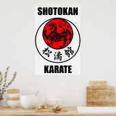 Shotokan Karate Poster (Küche)