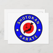 Shotokan Karate Postkarte (Vorne/Hinten)