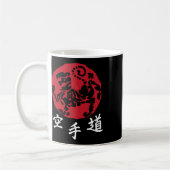 Shotokan Karate Rote Kampfkunst Taekwondo Black W Kaffeetasse (Links)