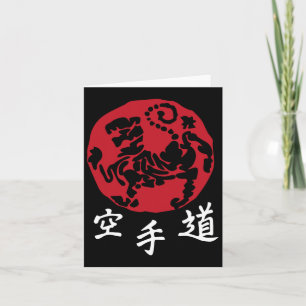 Shotokan Karate Rote Kampfkunst Taekwondo Black W Karte