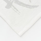 Shotokan Karate Symbol Tiger Dojo Training Kanji V Fleecedecke (Ecke)