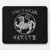 Shotokan Karate Symbol Tiger Dojo Training Kanji V Mousepad (Vorne)