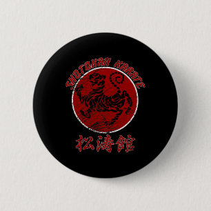 Shotokan Karate Tiger Symbol Martial Arts 2 Button