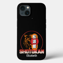 Shotokan Karate Tiger und japanisches Kanji Ihr Na Case-Mate iPhone Hülle