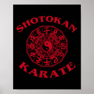 Shotokan Karate Zodiak Kreis Poster