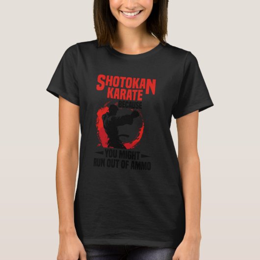 Shotokan Symbol Training Not Bruises Instructor T-Shirt (Vorderseite)