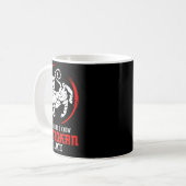 Shotokan Symbol Training Sei vorsichtig Instructor Kaffeetasse (Vorderseite Links)