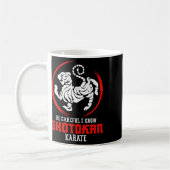 Shotokan Symbol Training Sei vorsichtig Instructor Kaffeetasse (Links)