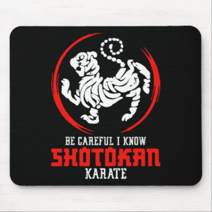 Shotokan Symbol Training Sei vorsichtig Instructor Mousepad