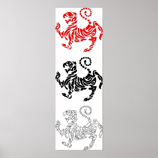 Shotokan Tiger Poster (Vorne)