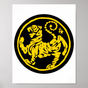 Shotokan Tiger T-Shirt Poster
