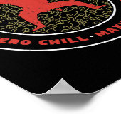 Shotokan Zero Chill Maximum Thrill Funny Shotokan Poster (Ecke)