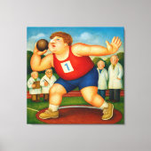 Shotput - Large Wrapped Canvas Art Print Leinwanddruck (Vorderseite)