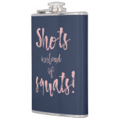 Shots anstelle von Squats-Flasche Flachmann (Links)