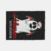 Shots For Everyone Lazy Halloween Costume Funny Gh Fleecedecke (Vorderseite (Horizontal))