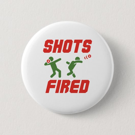 Shots Fred Funny Shot Put Track und Field Button (Vorderseite)