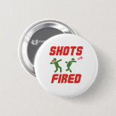 Shots Fred Funny Shot Put Track und Field Button (Vorne & Hinten)