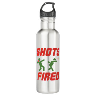 Shots Fred Funny Shot Put Track und Field Edelstahlflasche