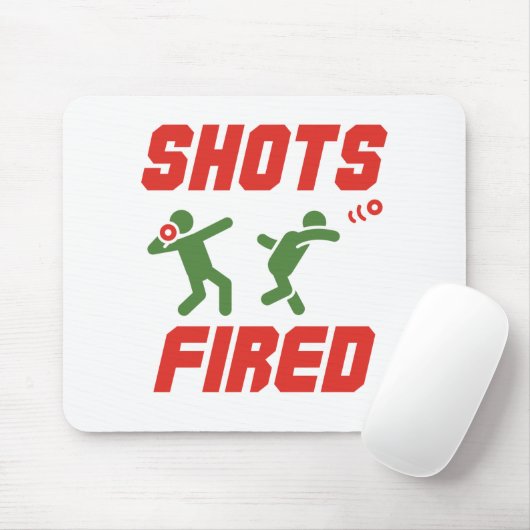Shots Fred Funny Shot Put Track und Field Mousepad (Mit Mouse)