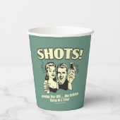 Shots: Ihr GPA verkleinern Pappbecher (Rückseite)