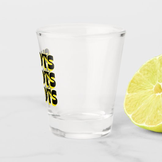 Shots Shots Gelb Schnapsglas (Rechts)