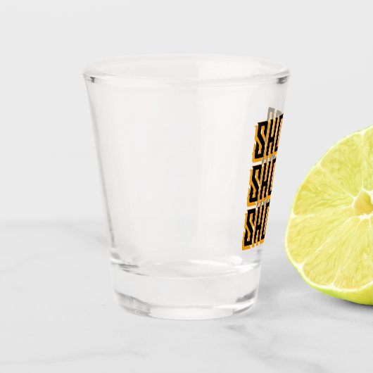 Shots Shots Orange Schnapsglas (Links)