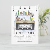 Shots & Shots | Wir wurden geimpft Party Einladung (Stehend Vorderseite)