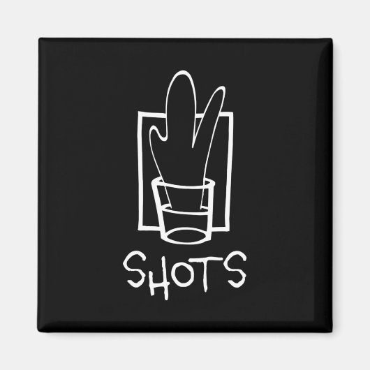 Shots - Square Magnet (Vorne)