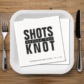 Shots vor dem Knoten-Junggeselinnen-Abschied Serviette