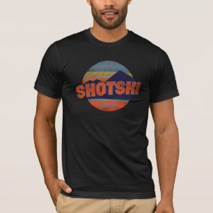 "Shotski Bozeman" Cooles Retro-Trinken T-Shirt