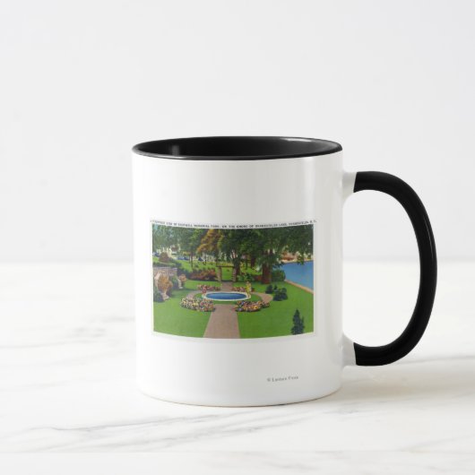 Shotwell Memorial Park Szene am Seeufer Tasse (Rechts)