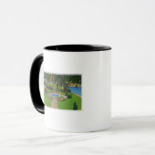 Shotwell Memorial Park Szene am Seeufer Tasse (Vorderseite Links)