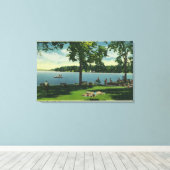 Shotwell Park an einem sonnigen Tag Leinwanddruck (Insitu (Holzboden))