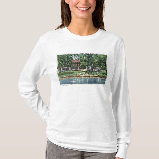 Shotwell Park-und Sherwood Gasthaus-Szene T-Shirt (Vorderseite)