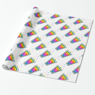 Shotz! Regenbogen-Shotglas VERPACKUNGSPAPIER Geschenkpapier