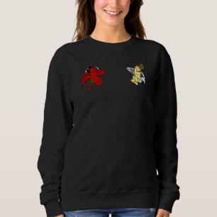 Shoulder Angel Devil Conscience Versuchung Inner C Sweatshirt