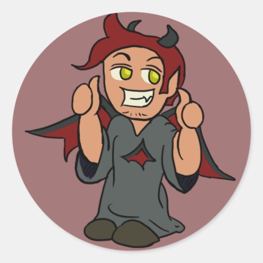 Shoulder Devil Sticker (Vorderseite)