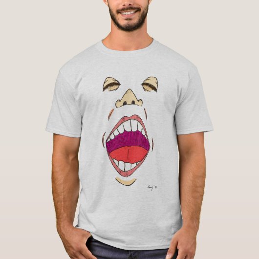 "Shout" Adult Basic T - Shirt (Vorderseite)