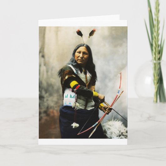 'Shout at' Indian Feiertagskarte (Vorderseite)