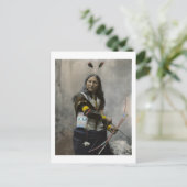 Shout at, Oglala Sioux, 1899 Postkarte (Stehend Vorderseite)