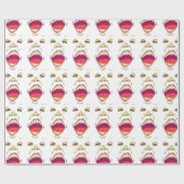 "Shout Color"-Schleifpapier Geschenkpapier (Flach)
