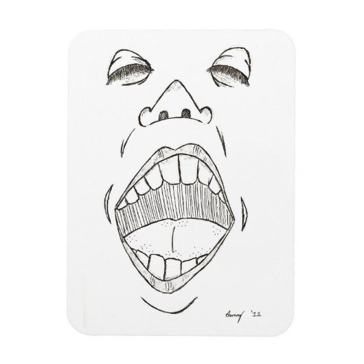 "Shout" Flexible Magnet (Vertikal)