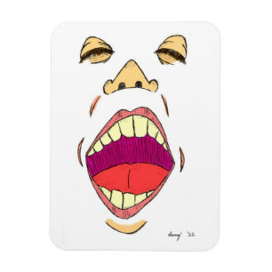 "Shout" Flexible Magnet