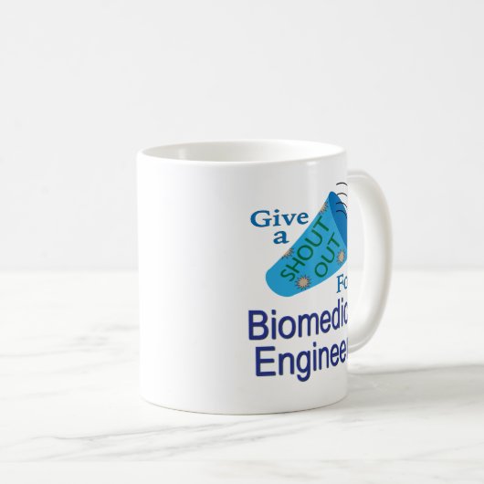 Shout for Biomedical Engineers Kaffeetasse (VorderseiteRechts)