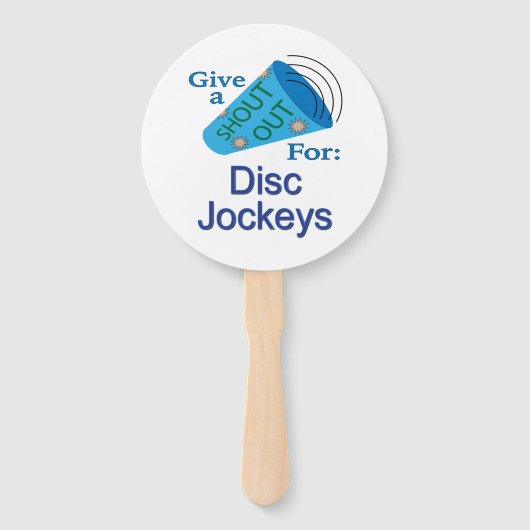 Shout for Disk Jockeys Fächer (Vorderseite)