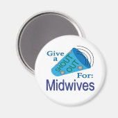 Shout for Midwids Magnet (Vorderseite/Rückseite)