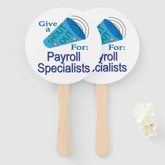 Shout for Payroll Specials Fächer (Vorne und Hinten)